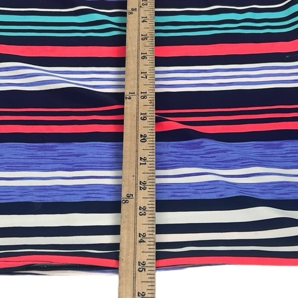 ZeroXposur Women's SZ M Striped Activewear Outdoor Swim Padded Bra Dress Tennis - Picture 6 of 8